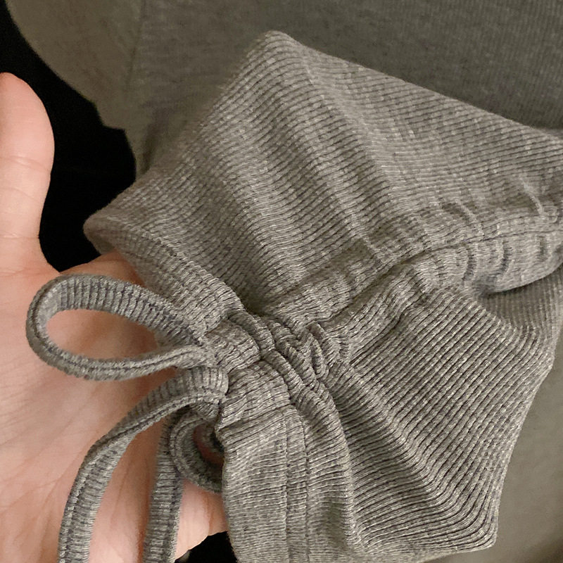 女童短袖套装夏季装2023新款宝宝喇叭裤子超薄款休闲两件套T恤潮