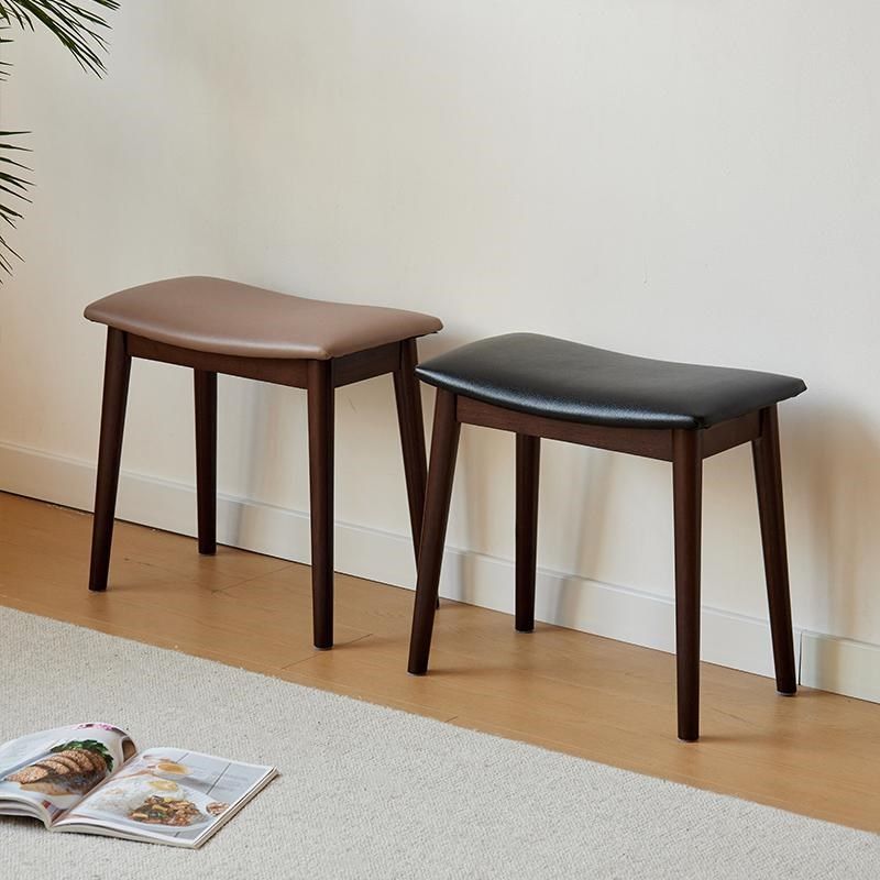 实木化妆凳高级感梳妆凳子简约梳妆台椅子马鞍凳卧室餐厅家用板凳,住宅家具,梳妆凳,淘宝优惠券,粉丝福利购,淘宝优惠卷