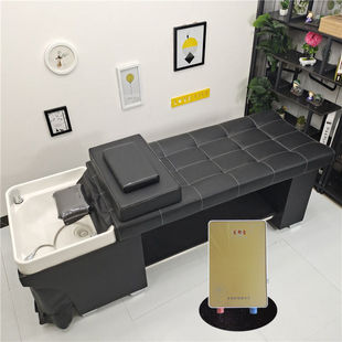 美发店专用洗头床按摩熏蒸热水器一体式节能热水器全躺泰式洗头床