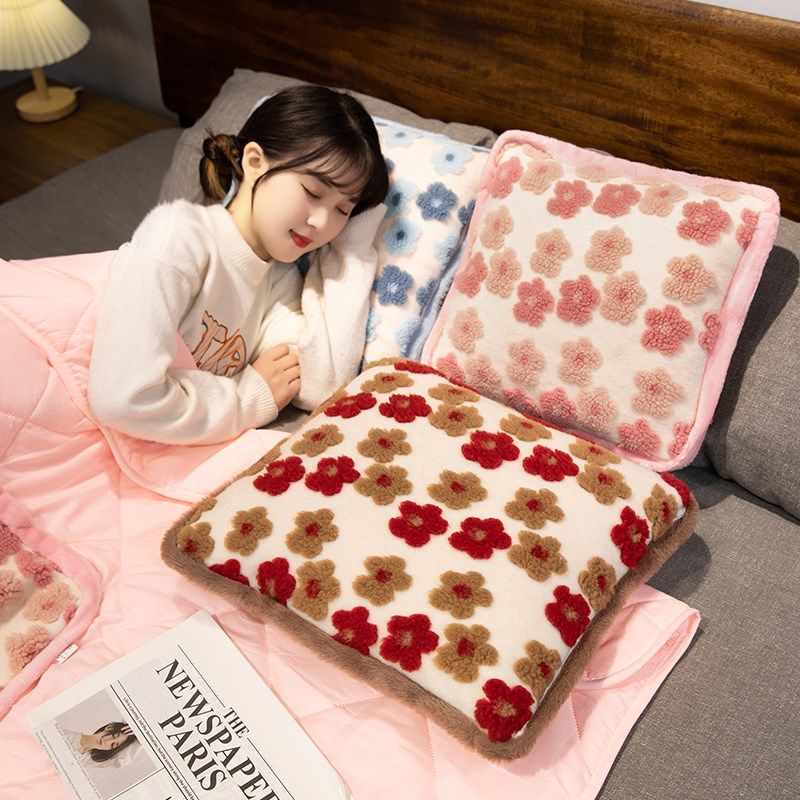 抱枕被子两用加厚办公室沙发靠枕午睡毯子二合一汽车车载枕头秋冬,居家布艺,抱枕被,淘宝优惠券,粉丝福利购,淘宝优惠卷