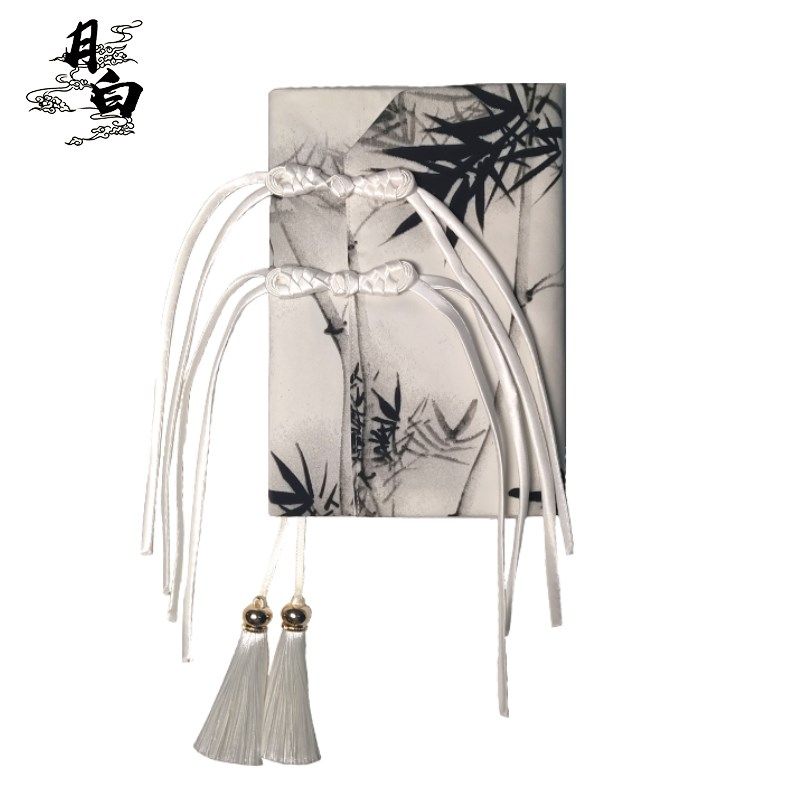 月白 墨竹 国风盘扣A5A6手帐本书衣手账本笔记本日记本书皮礼物,文具电教/文化用品/商务用品,手帐/日程本/计划本,淘宝优惠券,粉丝福利购,淘宝优惠卷