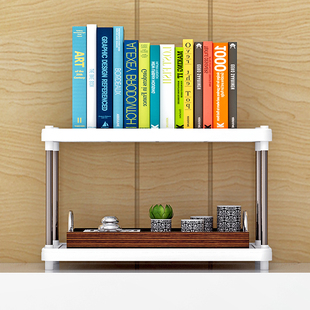 索尔诺置物架 厨房层架塑料落地收纳储物架 浴室客厅整理架子两层