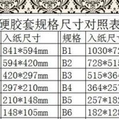 25个装 透明度好 A6硬胶套文件保护套卡片袋a6硬胶卡套证件套胸牌