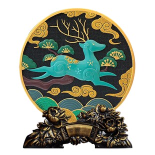 敦煌文创旅游纪念品九色鹿摆件梅花鹿工艺品送外宾国风礼品伴手礼