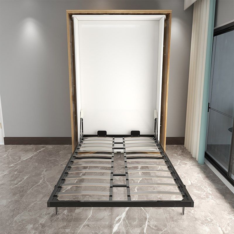 旋转隐形床客厅壁床书柜翻板转折叠床书房隐形床壁床五金配件壁床