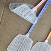 十把苍蝇拍加厚熟胶蚊蝇拍不烂不碎家用饭店灭蝇神器