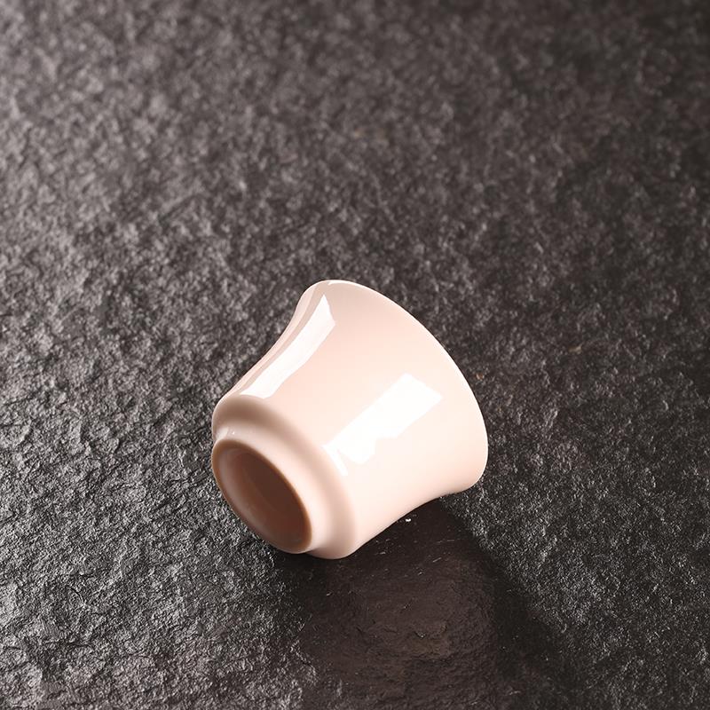 熹言品茗杯粉色陶瓷主人单杯女小茶杯个人专用功夫茶杯子女士茶具