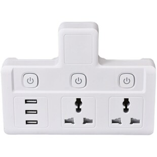 英标转换插头港版充电转换器出国旅行带USB无线排插万能插座面板