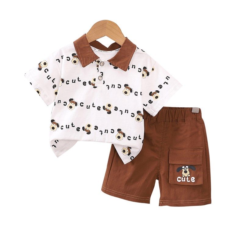 男童夏装套装2025新款洋气小宝宝婴儿夏季短袖POLO衫两件套潮外套,童装/婴儿装/亲子装,套装,淘宝优惠券,粉丝福利购,淘宝优惠卷