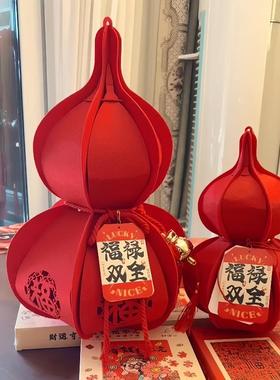 葫芦摆件2025元旦新年氛