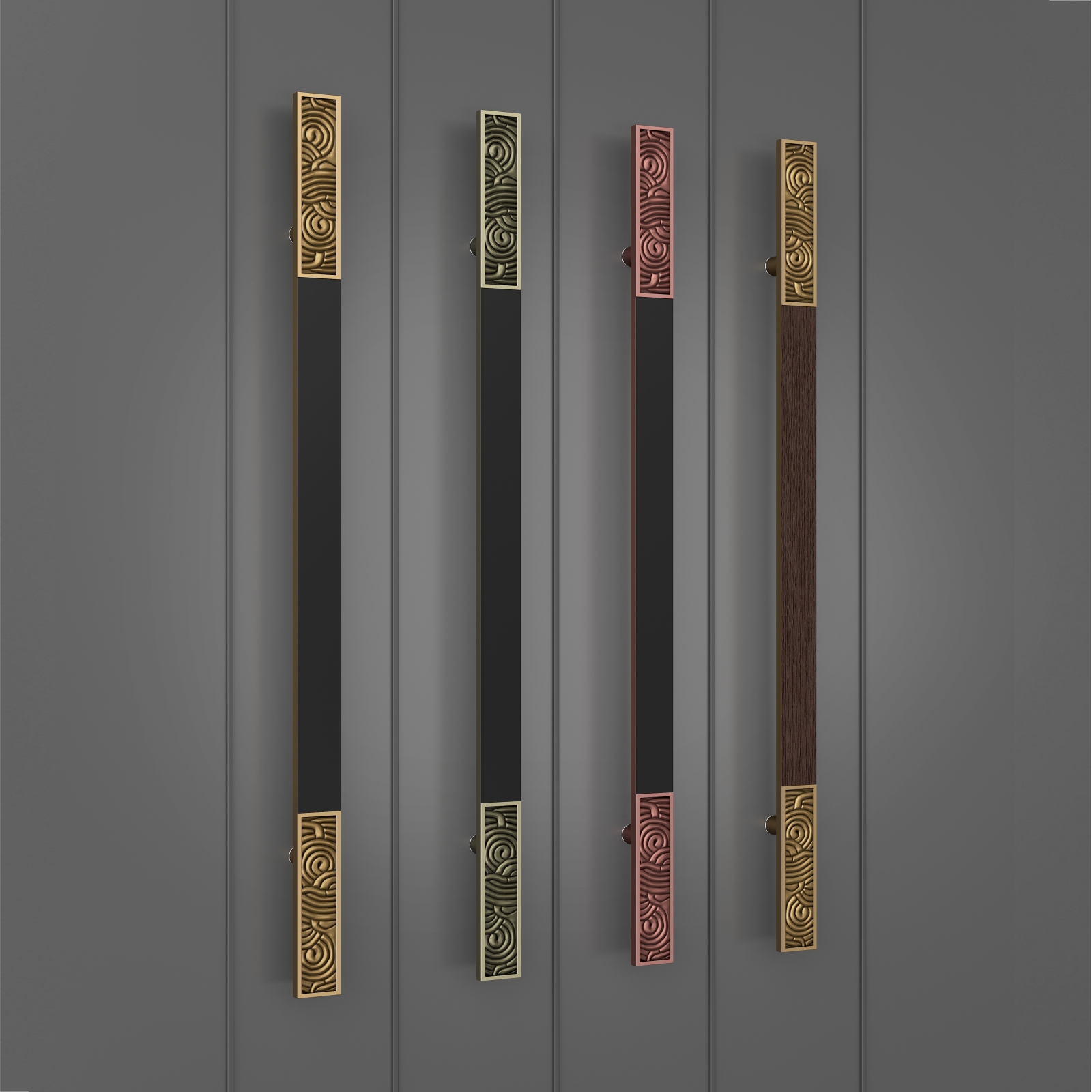 俊艺原创专利极简玻璃门拉手