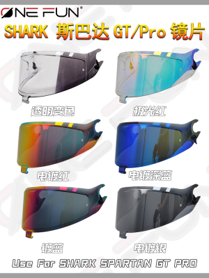万焕精选适用于斯巴达GT/PRO摩托车头盔变色风镜片SPARTAN GT雾贴