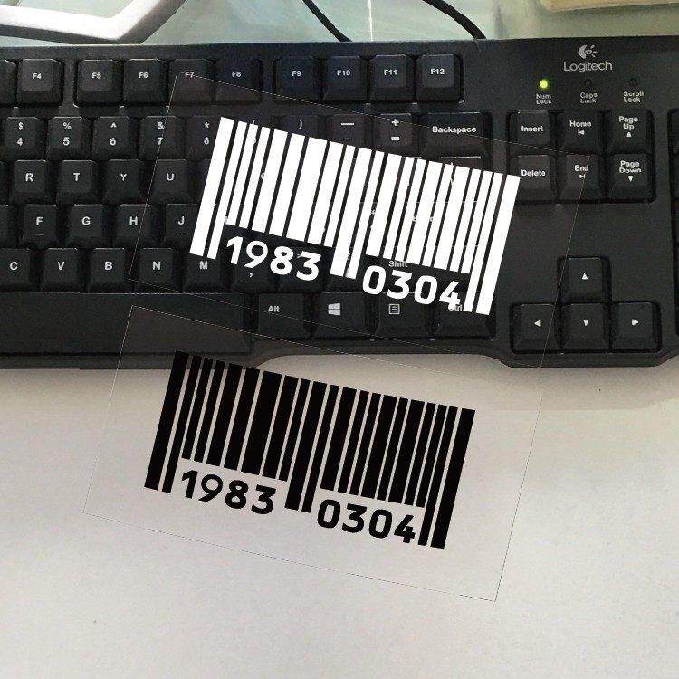 个性定制 汽车贴纸 条形码 搞笑 改装车贴 贴纸 反光车贴