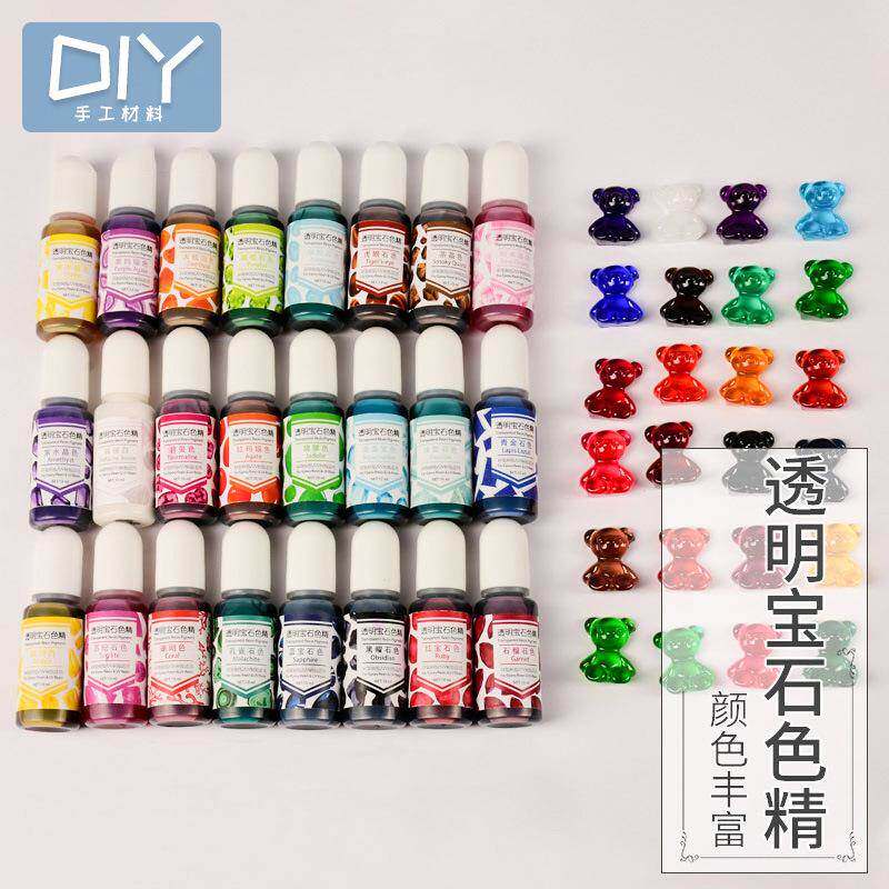 diy水晶滴胶uv胶色精树脂胶
