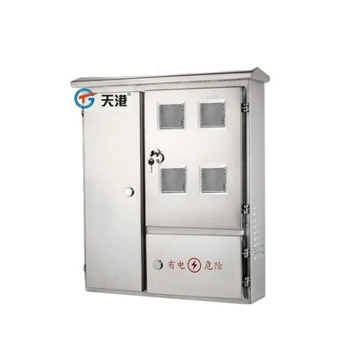 明装电表箱12不锈钢304201单相10明暗户外配电箱防水不锈钢配电箱