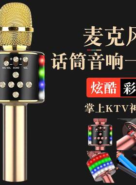 话筒音响一体麦克风麦霸