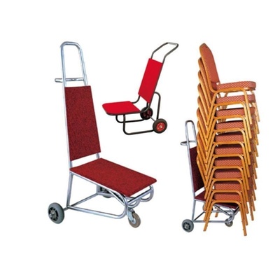 酒店运椅车宴会椅运输推车餐厅贵宾金属脚椅子车户外婚庆专用加厚