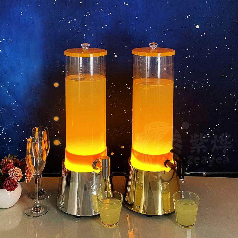 网红发光酒炮3升啤酒桶带