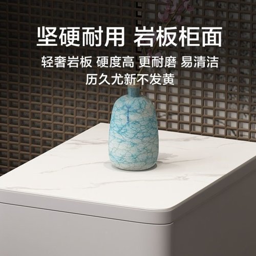 全实木超窄小户型床头柜20/25/30/35CM简约卧室夹缝储物岩板斗柜