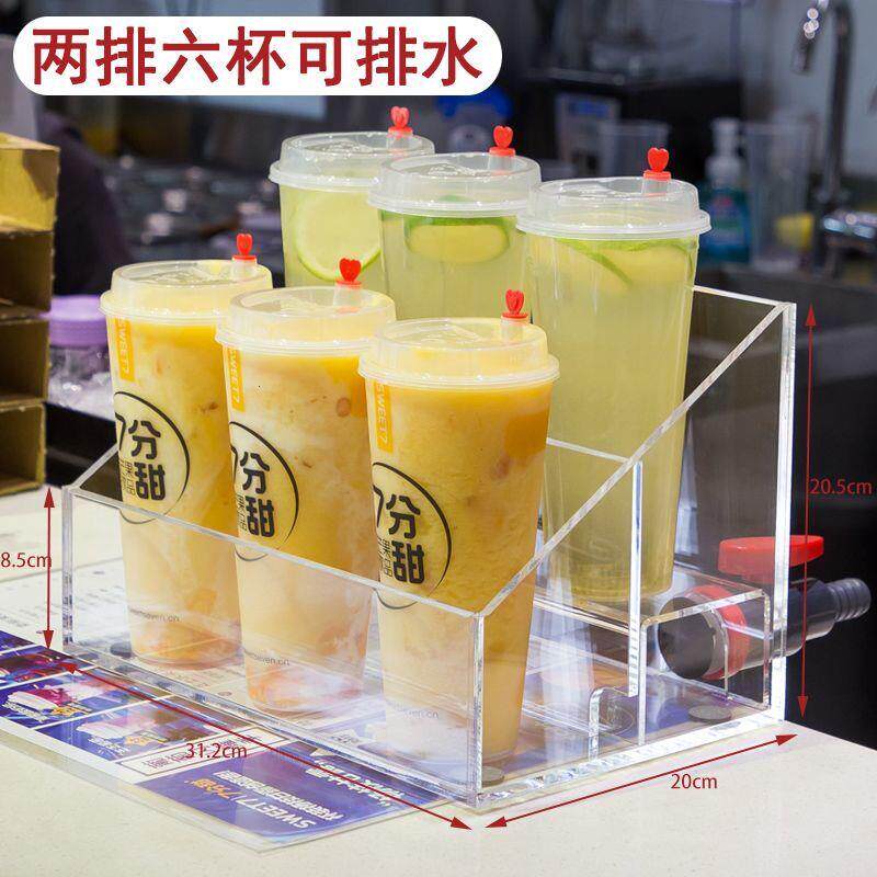 冷饮展示架奶茶鲜榨果汁