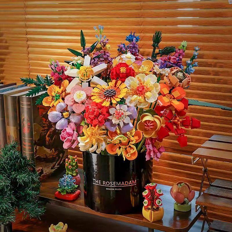 玫瑰花束拼装女生系列送
