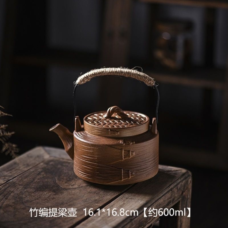 围炉煮茶整套茶具套装温茶户外煮茶家用粗陶茶壶茶杯烧水壶
