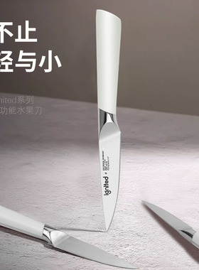 ignited水果刀轻奢高端切水果瓜果刀小刀Din1.4116不锈钢(德国钢)