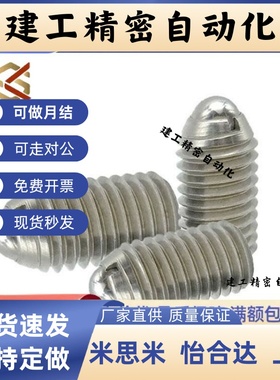 球头柱塞ZAL71/ZAL81BPCF/NPCF 8/10/12限位调节顶丝波珠定位珠