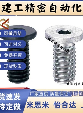 竞盾代替款超短头内六角螺栓-4/5/6/8/10/12/16螺钉CBSS2/2.5/3