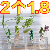 水培植物扶正器植物生长伴侣支撑防倒固定器卡通造型鱼缸装 饰园艺