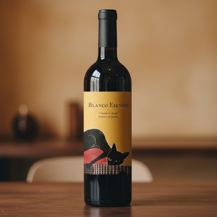 澳大利亚阳光吉他猫半干红葡萄酒750ml