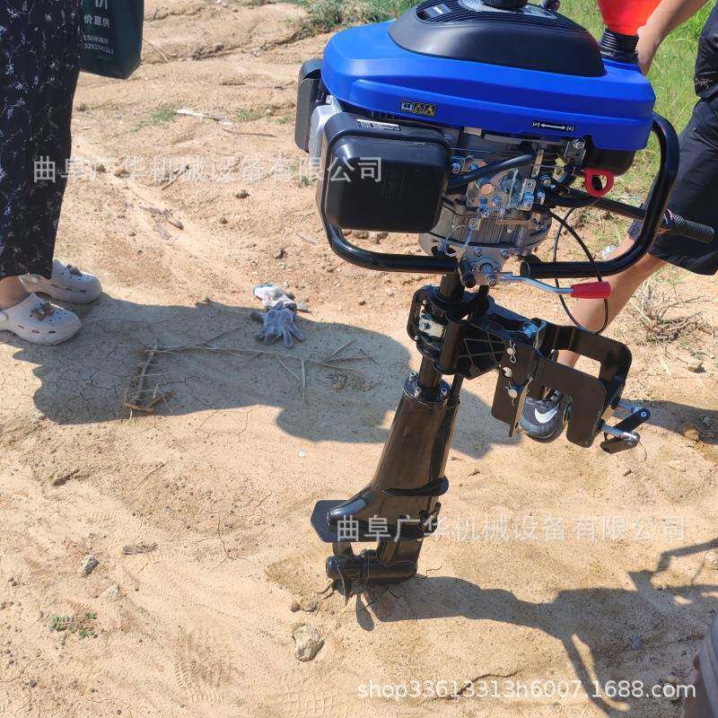 带档位挂浆机 汽油风冷船外机 游艇水下推进器