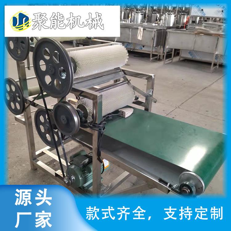 中型全自动干豆腐机设备 不锈钢千张机生产线 大型素鸡机械厂家