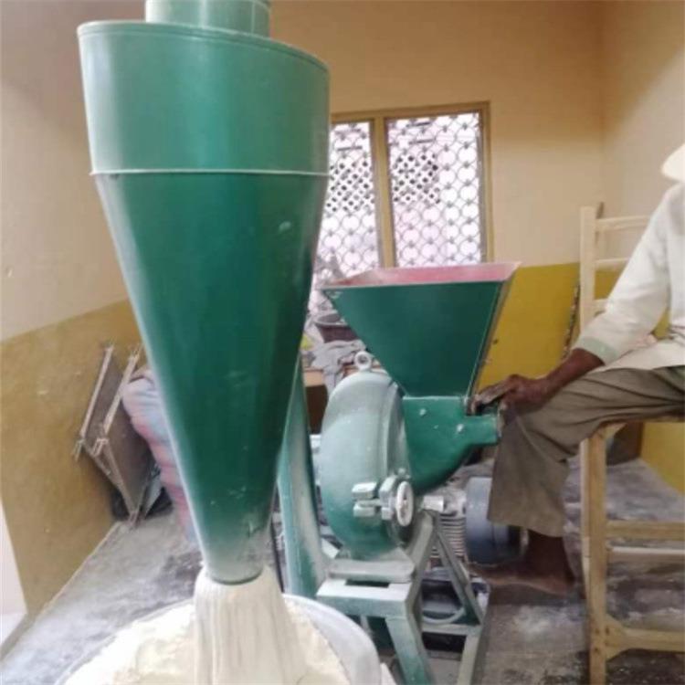 500立口式齿盘粉碎机 中药材粉碎机干湿两用 玉米小麦磨粉机出口