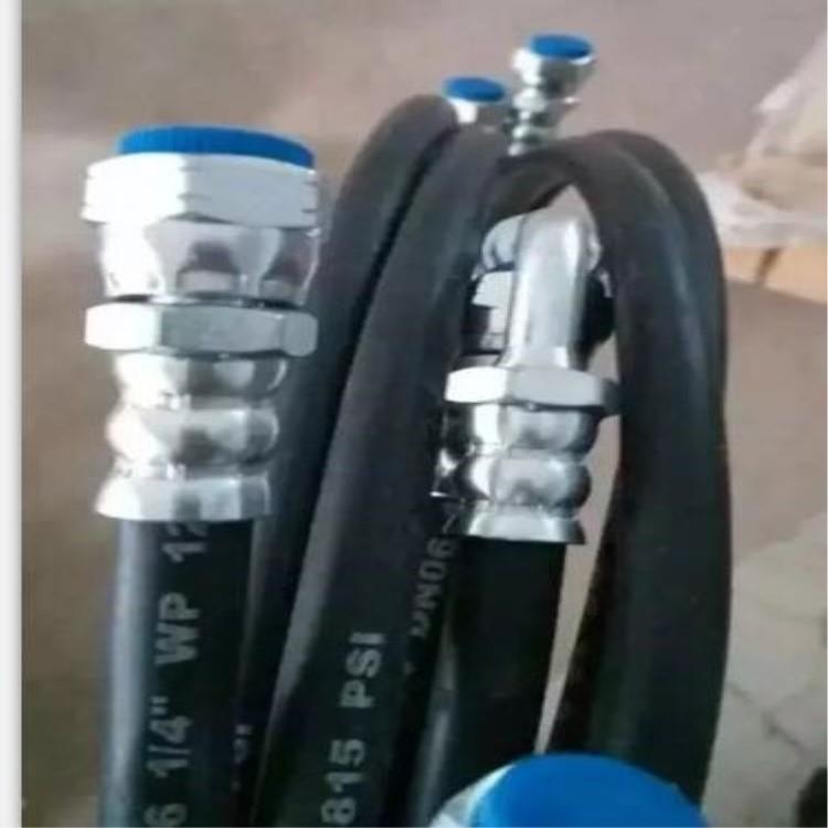 产品 胶管 丁腈橡胶管 高压钢丝编织胶管 液压胶管 液压油管