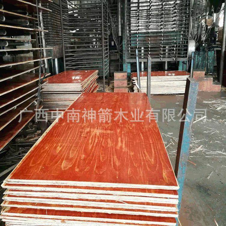 建筑模板木板工地用桉木工程模板 小红板 黑模板 覆面平整库存足