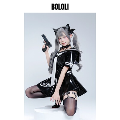 BOLOLI TEC日本进口LTELATEX面料复古JK制服kigurumi摄影会穿搭