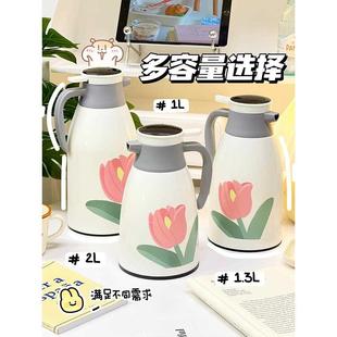 家用带屏显保温壶厨房餐厅热水壶学生宿舍养生大容量玻璃内胆水壶