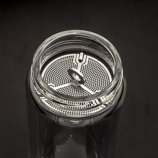 可调节 创意304不锈钢通用隐形茶隔双层玻璃杯茶隔过滤网茶漏配件