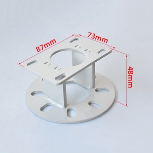 电动蝶阀碳钢支架  执行器连接支架 法兰蝶阀支架 DN40气缸配件