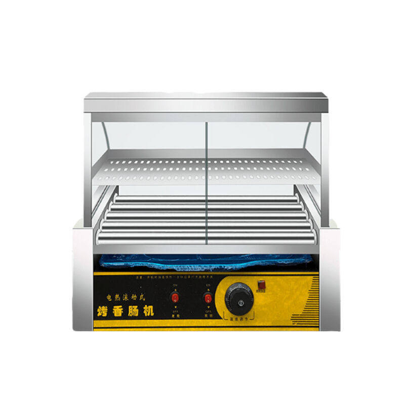 苏勒商用全自动摆摊迷你烤肠机秘制小型一人烤热狗机烤肠机器5管