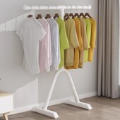 衣架落地卧室挂衣架子折叠凉晒客厅学生晾衣架简易公寓宿舍衣帽架