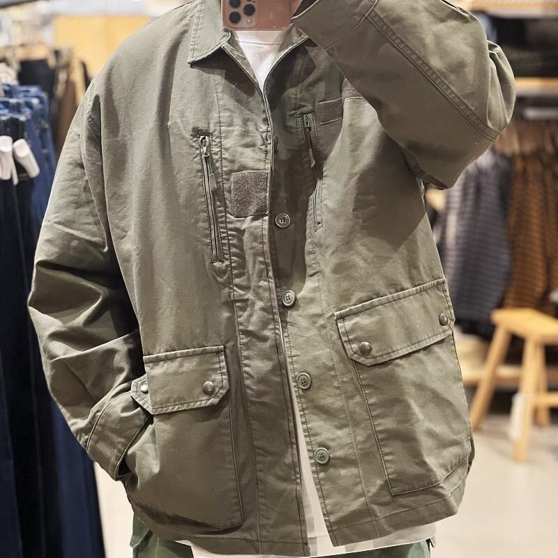 毒货订单BMES地球梦New Vintage复古多袋宽版多袋工装外套日潮