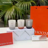 WHOOM 5.香薰蜡烛礼盒小众高级送闺蜜生日结婚礼物香味三合一