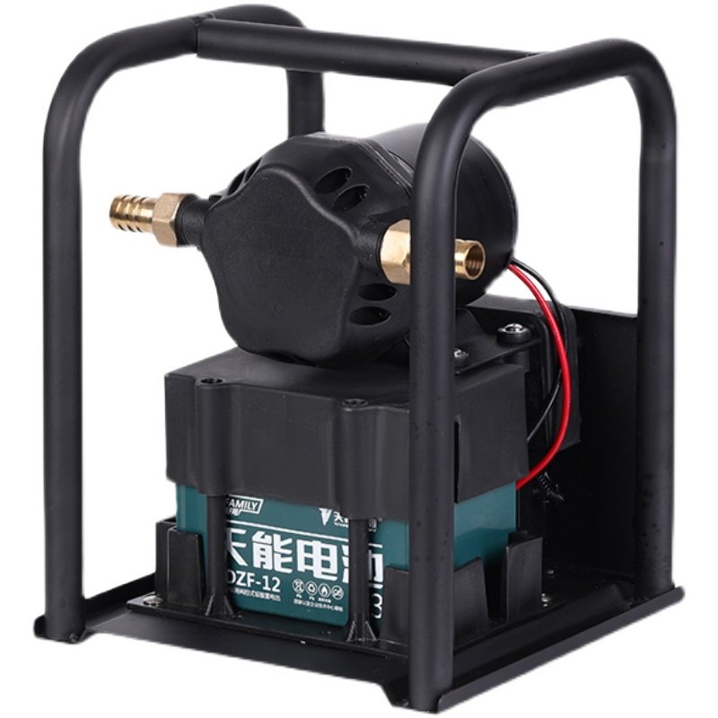 充电式浇菜抽水泵农用灌溉抽水机12v大功率家用小型抽水泵
