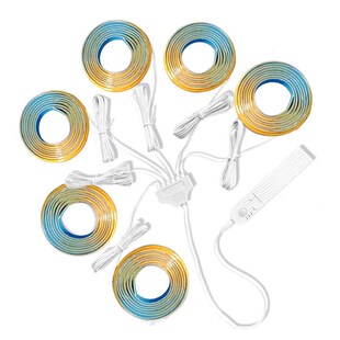 充电感应灯带一拖多条灯条免布线免插电COB自粘贴灯槽书架灯衣柜