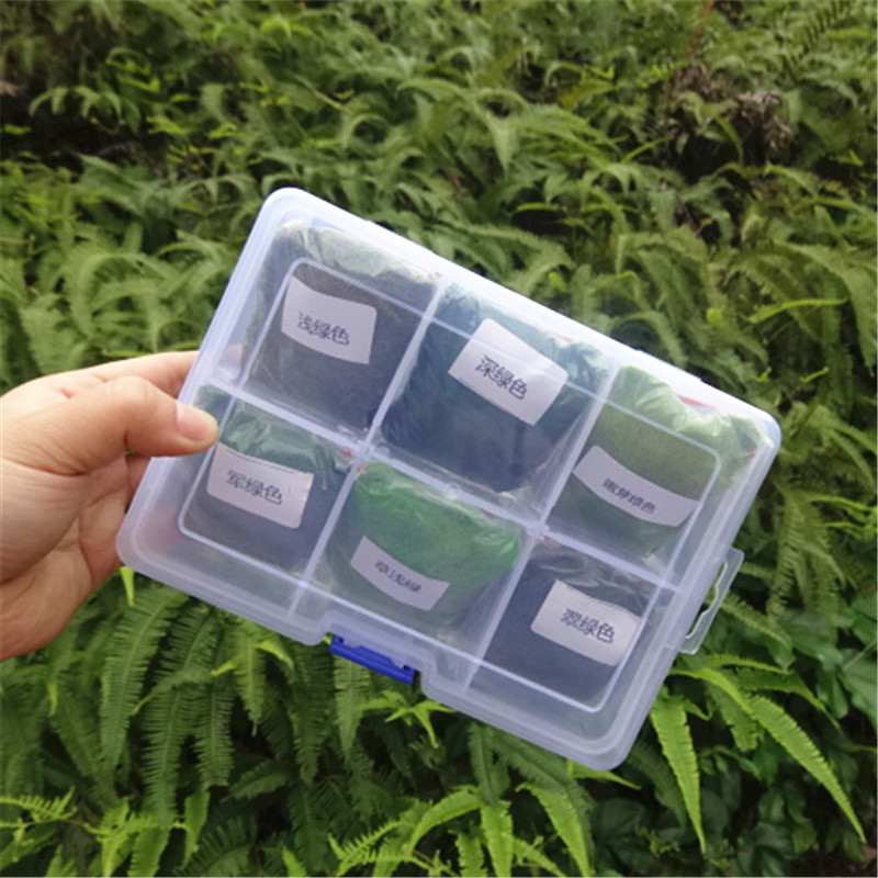 室外景观草粉草造景室外假苔藓青苔粉儿童手工坪建筑沙盘模型材料