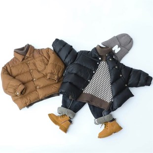 2024儿童羽绒服轻薄婴儿外穿衣服男女童秋冬季内胆加厚中小童冬装