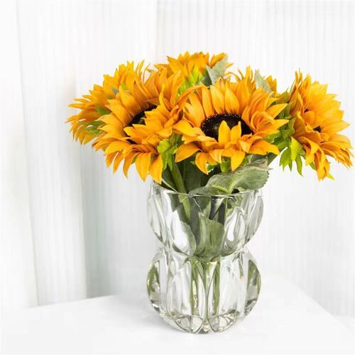 【福禄花瓶】水晶花瓶摆件玫瑰百合郁金香鲜切花卧室餐厅书房家居