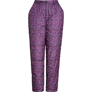 防寒冬季户外中老年人羽绒裤女款妈妈穿高腰加厚大码保暖棉裤宽松